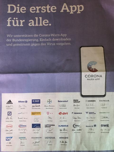 Unterstützer der App