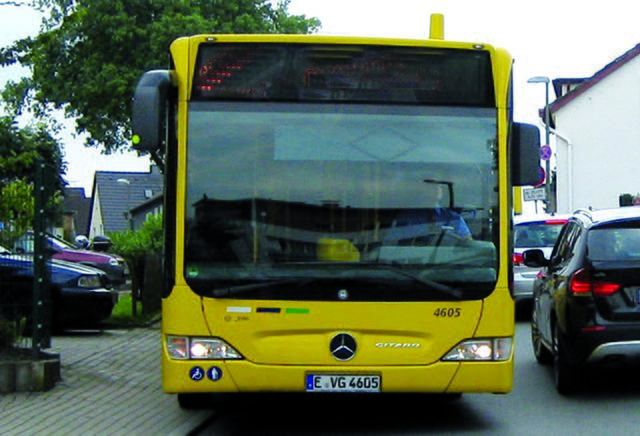 Die Buslinien 145, 153 und NE 7 werden zwischen den (H) Heisingen Kirche und (H) Lelei für ca. zwei Wochen umgeleitet. Foto: Archiv