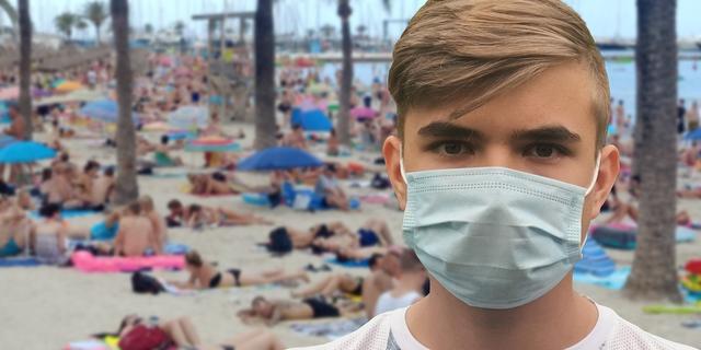 Auch in den Ferien sollte immer auf Abstand geachtet werden. Wer eine Maske trägt, zeigt seinen Respekt vor anderen.