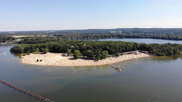 Das Seebad in Haltern lockt im Sommer zahlreiche Besucher an. Foto: DLRG