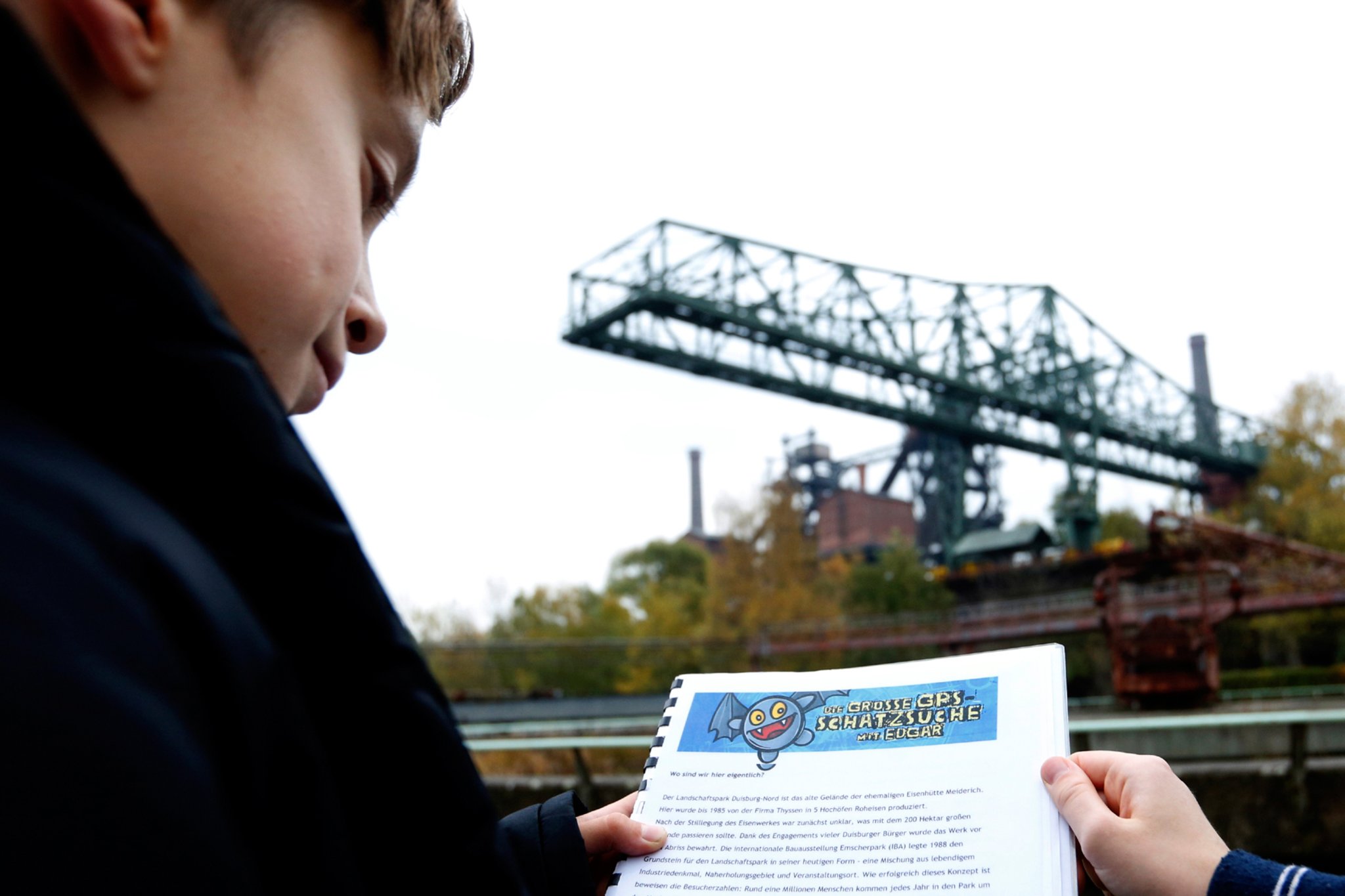 SommerferienAktion im Landschaftspark DuisburgNord GPSSchatzsuche