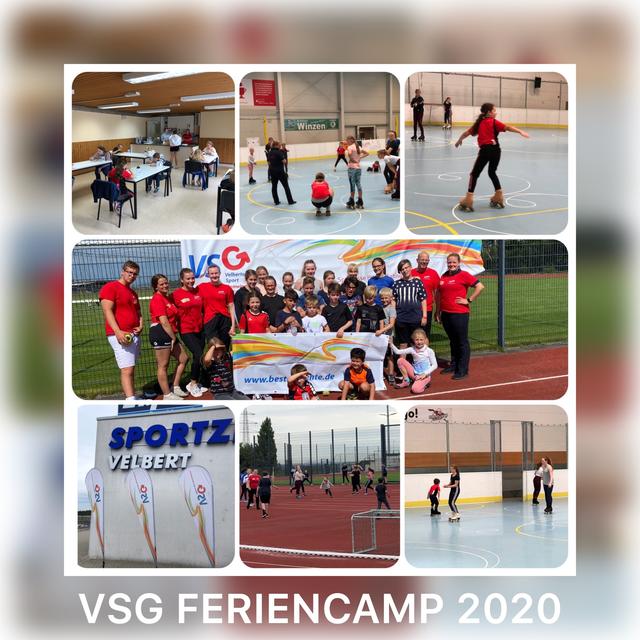 Das Betreuerteam um Wiebke, Sophie, Jessica, Anne, Jerome und Axel mit den Kindern von der VSG Ferienfreizeit.