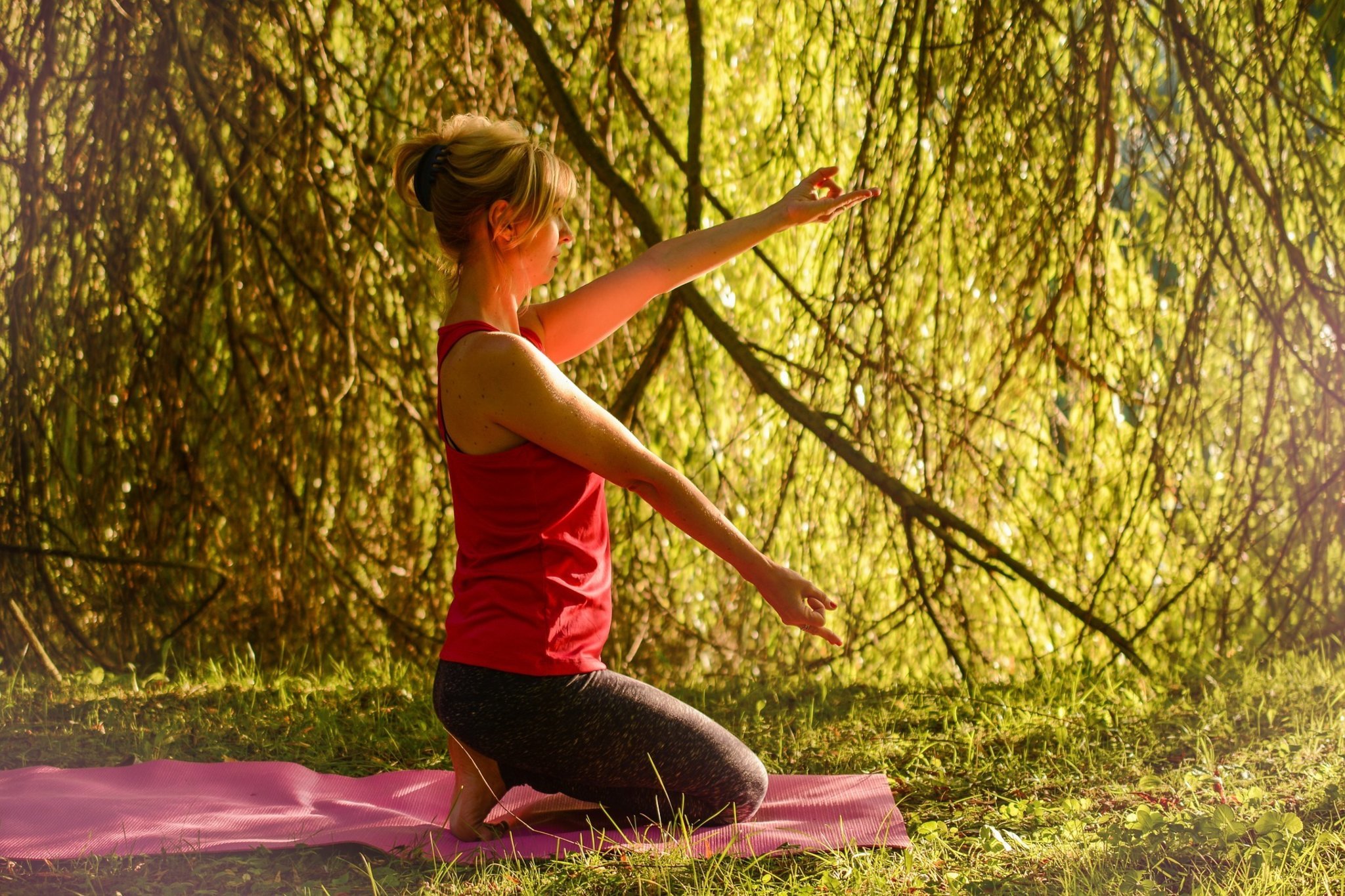 Yoga im Park Der Haltern bietet in den Ferien auch in den