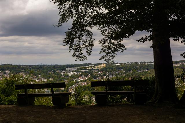 Aussichtspunkt auf dem Pasberg mit Blick auf Kettwig