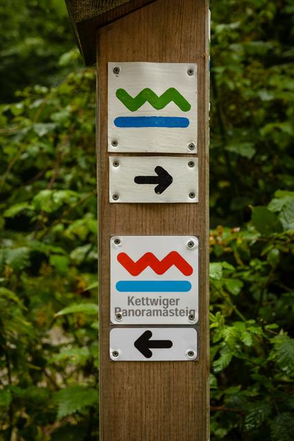 Und dann trennen sich die Wege der beiden Steige wieder.