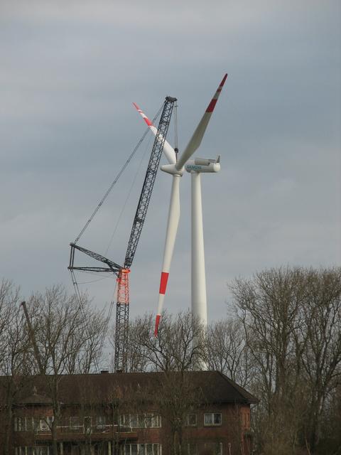 Windrad Montage | Foto: Umbehaue