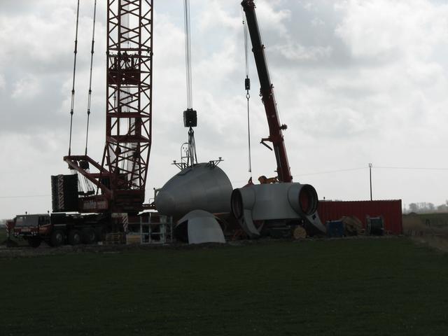 Windrad Montage | Foto: Umbehaue