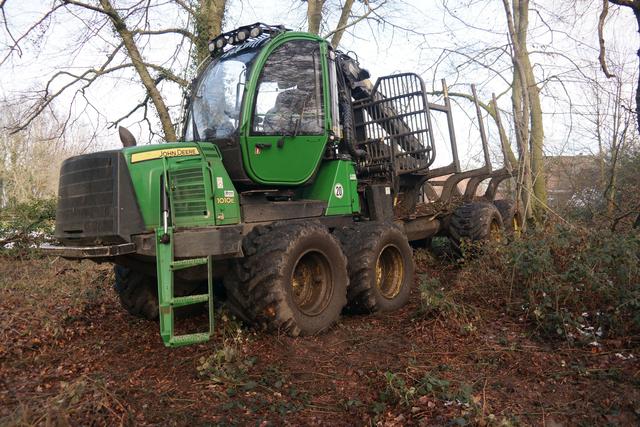 Vorwarder als Holztransportmaschinen werden auch bei der kommenden Durchforstungsmaßnahme im Baerler Busch zum Einsatz kommen.