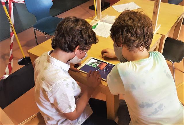 An iPads konnten Filme geschnitten werden.
Foto: Henschke