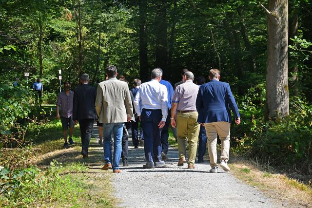 Ob es wohl für die Herren in den Feierabend ging?
