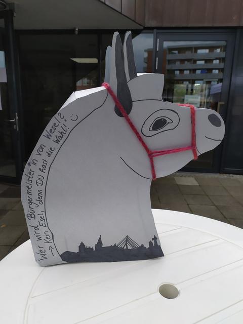 Die phantasievolle Wahlurne des Jugendhauses Come In vom Fusternberg