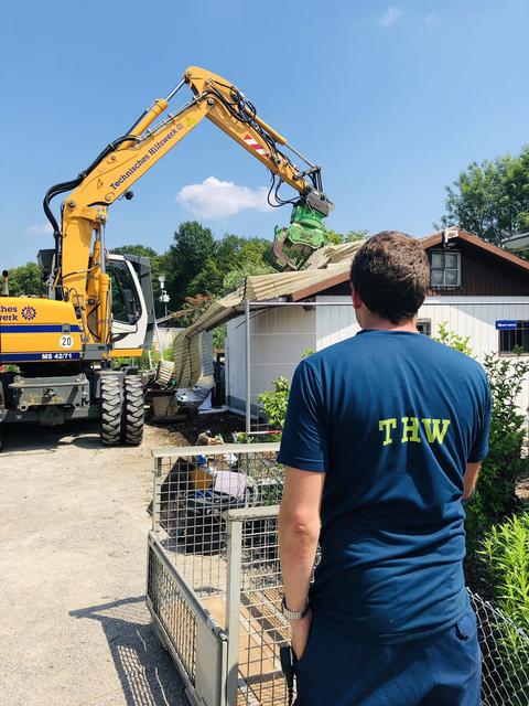 Gartenlaube wurde abgerissen