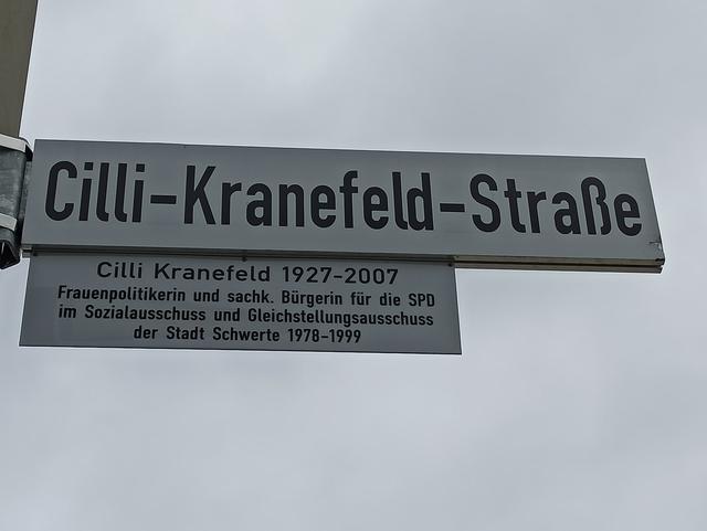 Cilli-Kranefeld-Straße in Schwerte-Ergste