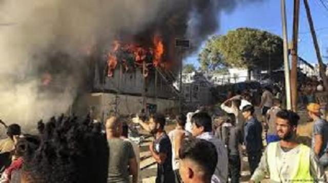 Tote bei dem Brand in Moria?