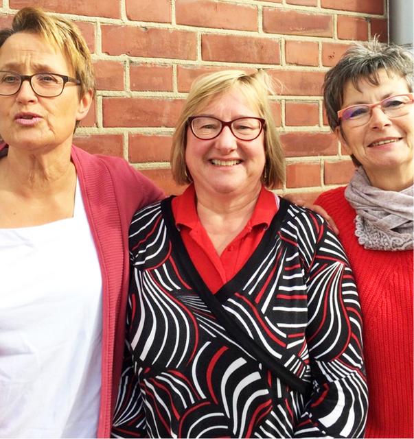 Angelika Floß, Claudia Sweers und Gudrun Eifert.