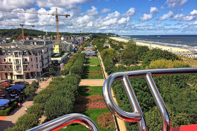 Über Ahlbeck mit dem Riesenrad