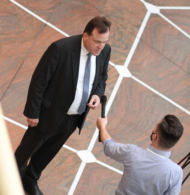 Wahlleiter Norbert Dahmen zeigte sich sehr zufrieden mit der Wahl in Dortmund