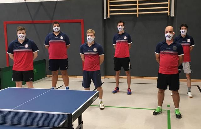 Die 1. TISCHTENNIS-Herrenmannschaft des Kettwiger SV in der nagelneuen Schmachtenbergarena.....