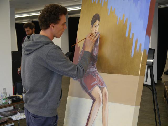 Moritz Maas arbeitete bei diesem Bild mit einem Modell. | Foto: nima