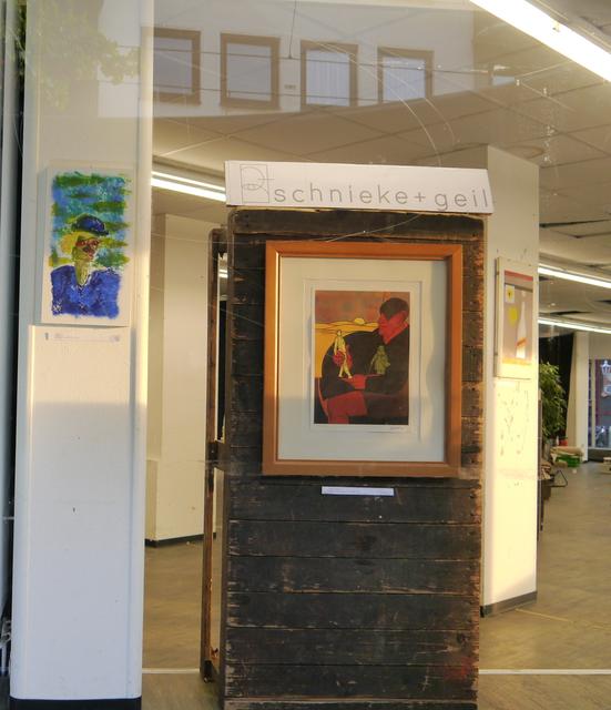 Max Hein (links) und Adami. | Foto: Galerie