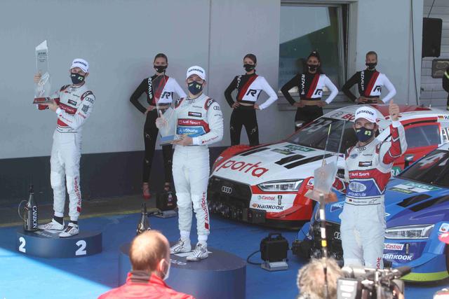 Siegerehrung DTM Rennen 2 auf dem Nürburgring