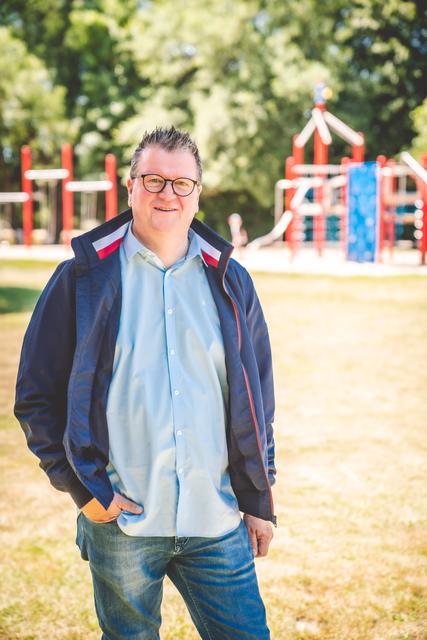 Strahlender Sieger der Bürgermeisterwahl in Weeze: Georg Koenen.