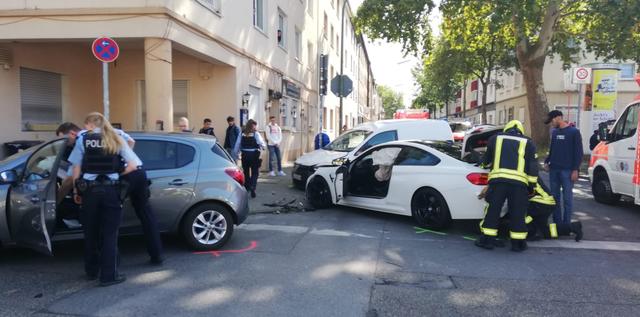 Verkehrsunfall in Gelsenkirchen - Schalke