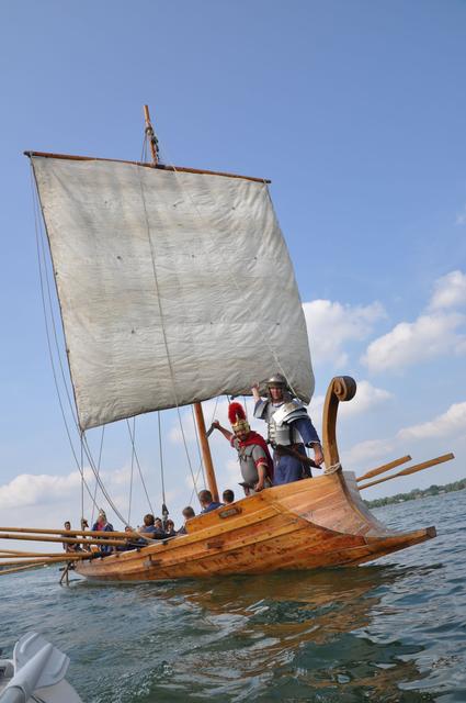 "Wasser für die Römer" heißt der Arbeitstitel der von März bis Dezember 2025 geplanten Sonderausstellung im LWL-Römermuseum. Auch das rekonstruierte Römerschiff "Victoria" wird dort zum Einsatz kommen. Foto: LWL
