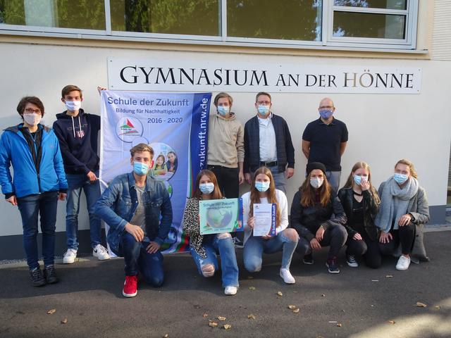 Das Gymnasium an der Hönne ist erstmals als Schule der Zukunft ausgezeichnet worden.