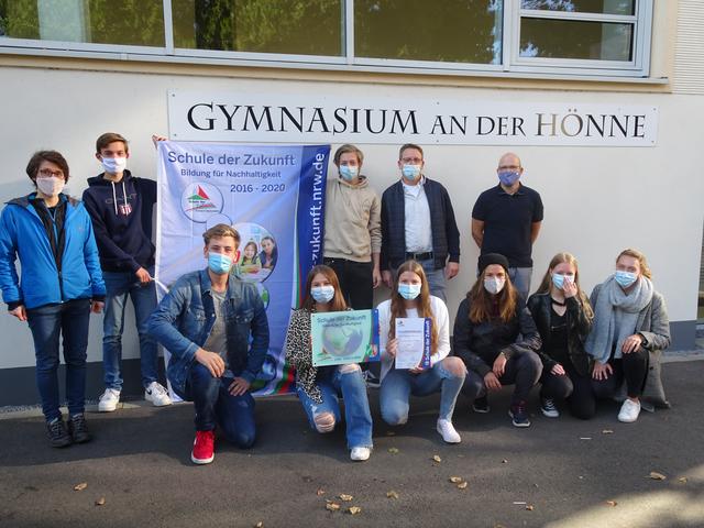 Das Gymnasium an der Hönne ist erstmals als Schule der Zukunft ausgezeichnet worden. | Foto: GHM