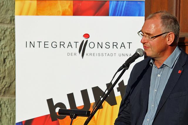 Foto © Jürgen Thoms: Interkulturelle Woche Unna 2020 „Gebet der Religionen“ - Ralf Plogmann (Hauptamtlicher Vorstand des Caritasverbandes für den Kreis Unna e.V. )