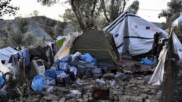 Flüchtlingselend in Griechenland in überfüllten Lägern