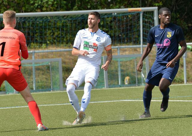 DJK-Goalgetter Mathias Lierhaus traf doppelt.
Foto: Bangert