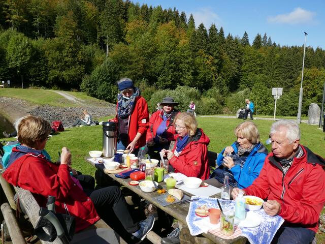 Jeden Tag gab es einen Picknick-Service.
