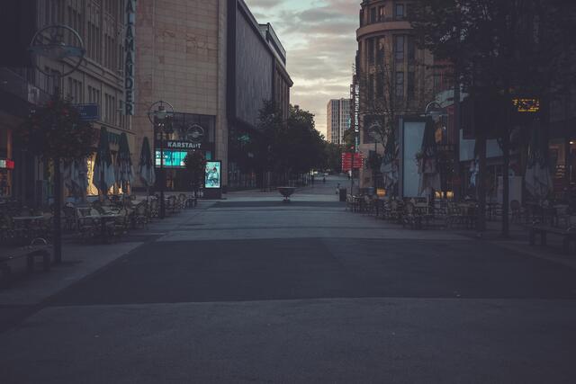 Alle noch auf dem Weg, kaum einer da