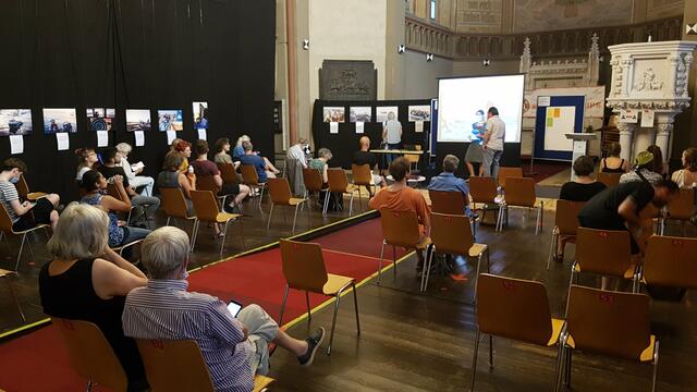 Die Sea-Watch-Ausstellung war im LutherLAB in Langendreer zu sehen. | Foto: Eyding