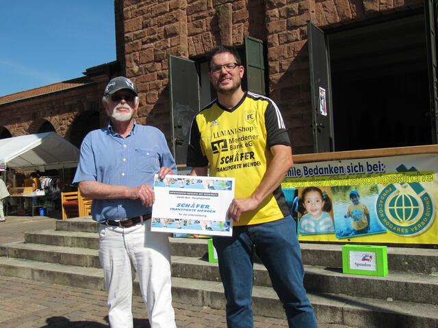 Danke, an den Hauptsponsor Schäfer Transporte!