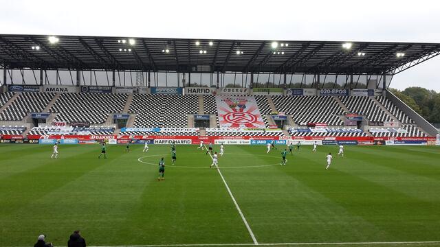 Gegen Preußen Münster musste RWE wieder vor leeren Rängen antreten.
