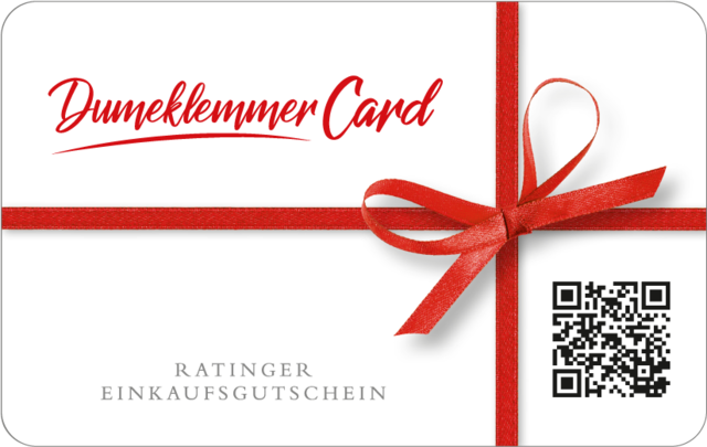 DumeklemmerCard – ein Gutschein für unzählige Möglichkeiten.