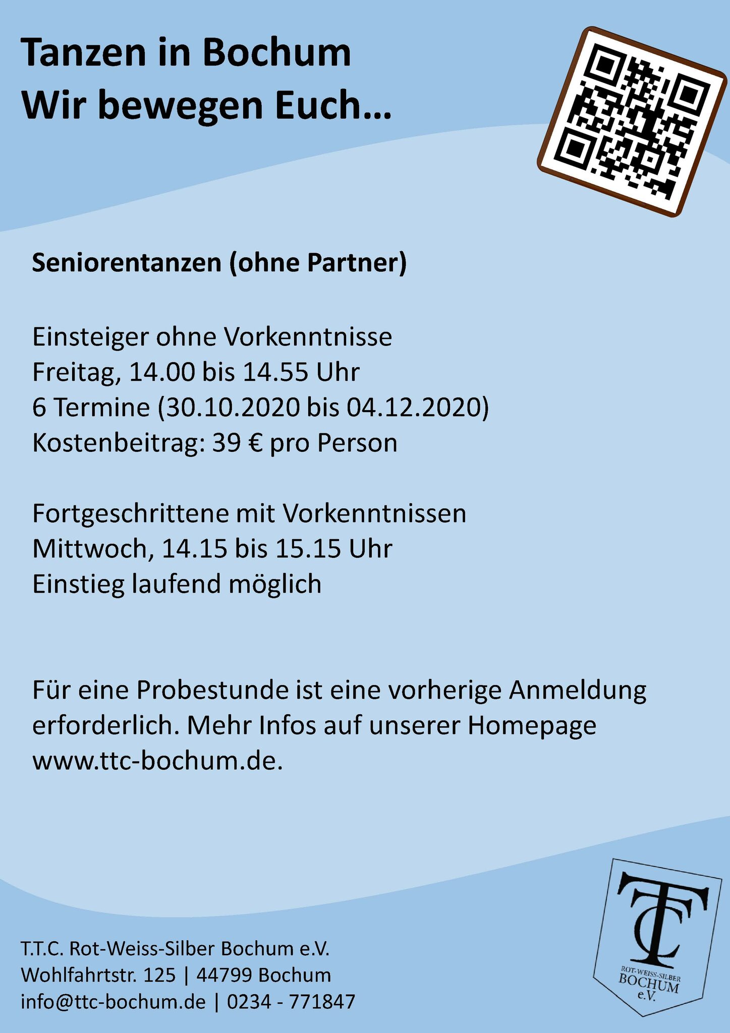 Tanzen für singles in bochum