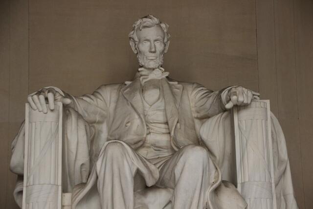 Die Figur von Lincoln ist einfach nur imposant.