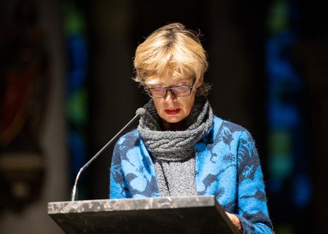 Auch Skriba Silke Althaus, zweite stellvertretende Superintendentin des Kirchenkreises Essen, wirkte am Gottesdienst mit. | Foto: Kirchenkreis Essen/Achim Pohl