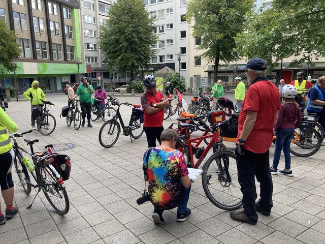 Stadtradel-Start am 5.9.20 auf dem Kopstadtplatz | Foto: Claudia Harfst