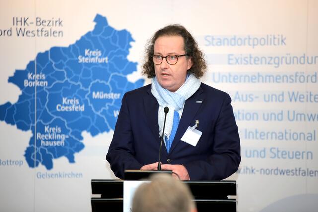 Lars Baumgürtel, Vorsitzender der Vestischen Gruppe der IHK Nord Westfalen.