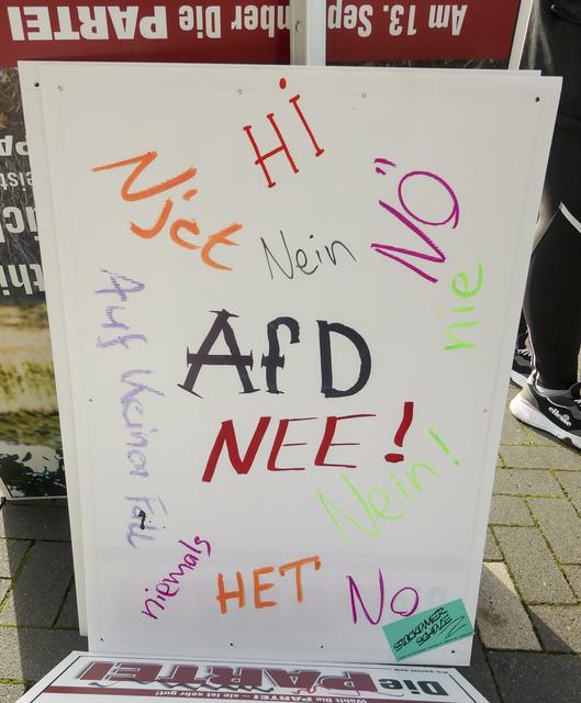 Mit einer Plakataktion hatten die Voerder vor zwei Wochen ganz klar Stellung bezogen.