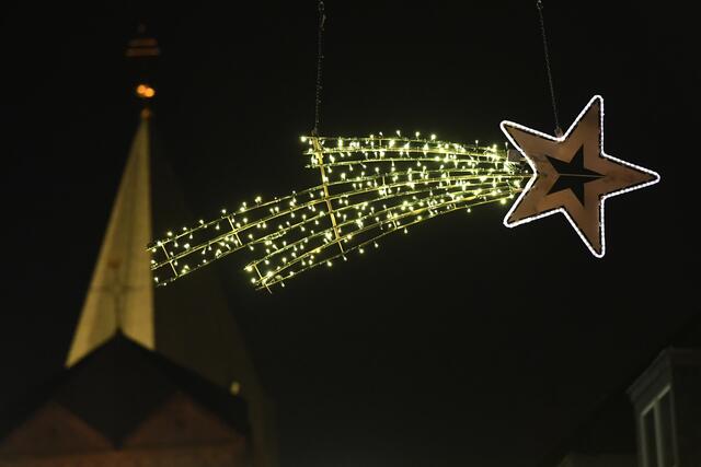 Der Werdener Werbering möchte ein wenig vorweihnachtliche Freude schenken. 
Foto: Bangert 
