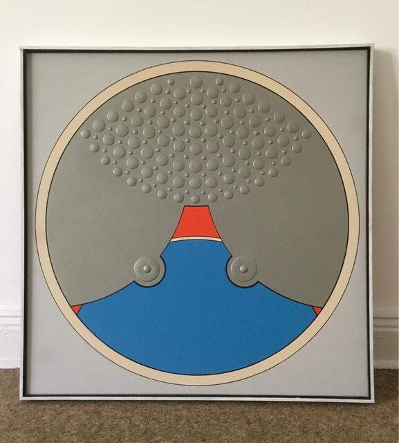 CHINMAYO - jeder Punkt ist gemalt bzw. mit Mutters Kuchenspitze aufgebracht - eine frühe Werkreihe des Duisburger Künstlers
Seine Werke sind in der RUHR GALLERY MÜLHEIM ausgestellt und können direkt vom Künstler erworben werden