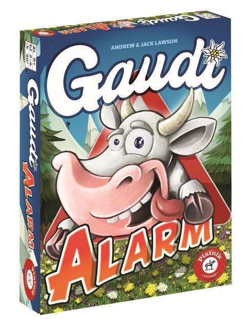 "Gaudi Alarm" ist ein echtes Partyspiel, dass Gruppen bis zu sechs Spielern schnell in Schwung bringt.
