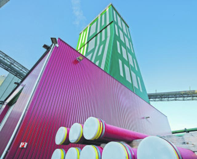 Hinter dieser Verkleidung ist auf Walsum nun die Pumpeneinrichtung zu finden. Foto: RAG