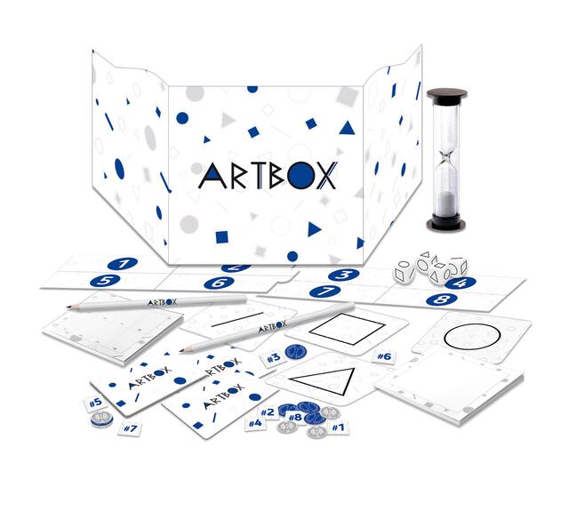 Obwohl jeder zunächst verdeckt zeichnet und rät, ist "Artbox" ein extrem kommunikatives Spiel, das für viele Lacher sorgt.